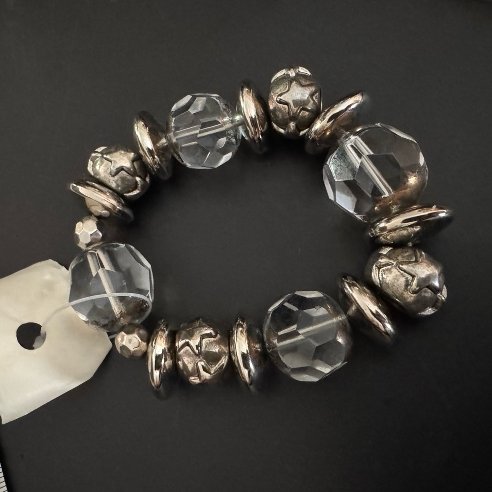 Crystal Beaded stretch bracelet